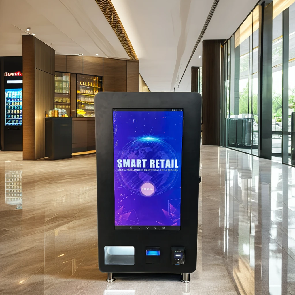 High Quality 32 inches Smart Mini Wall Mounted Vending Machine Automatic Customized Wrap For Free