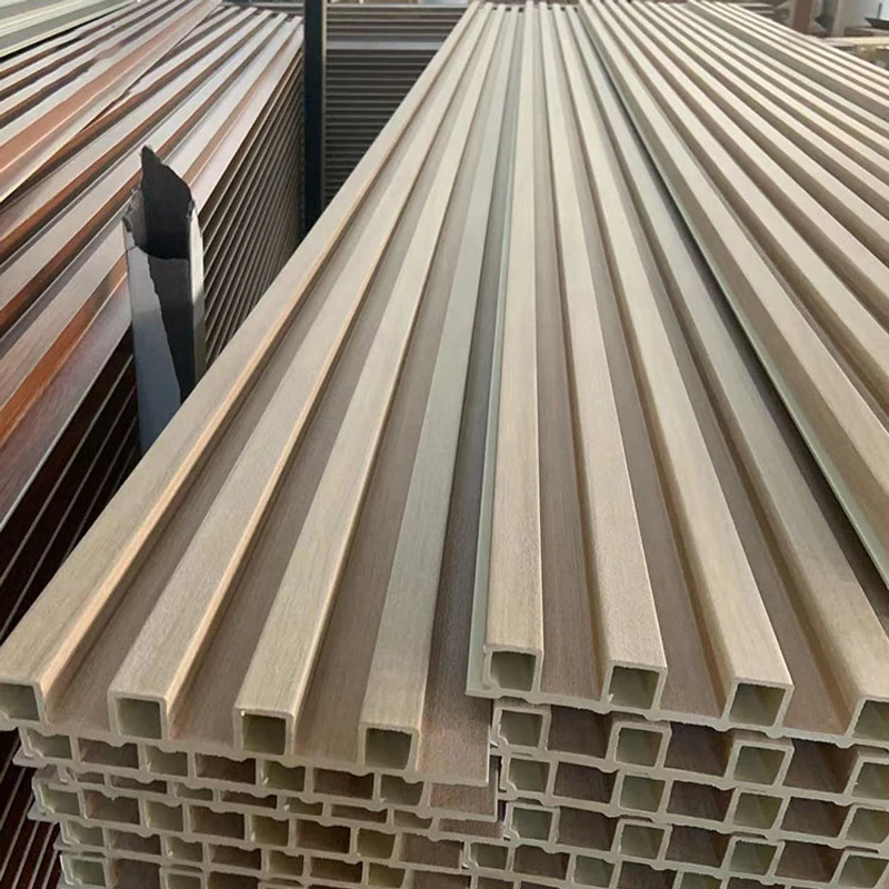China Supply High Quality And Grade Cheap Price WPC Wall Panel High Quality Fluted Wood Alternative For Interior Wall
