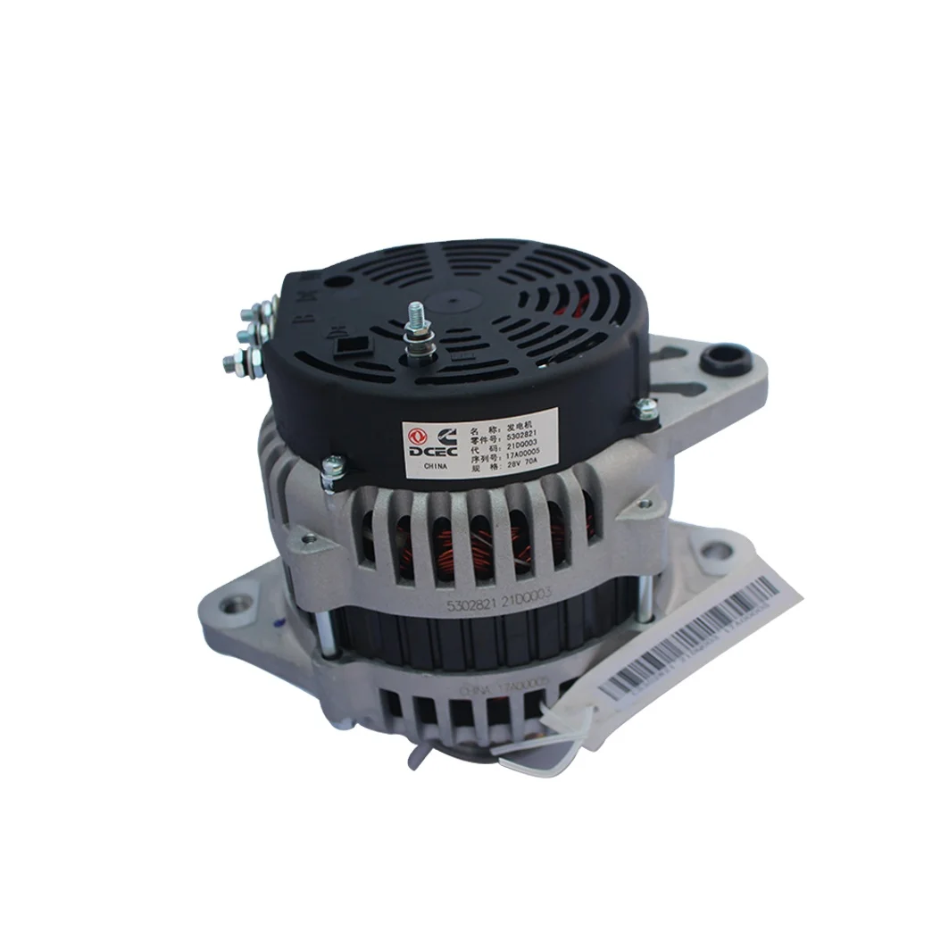 Genuine OEM  28V 70A Truck Alternator JFZ2703W 5302821 for Cummins Diesel Engine 4BT 6BT 6CT ISB5.9