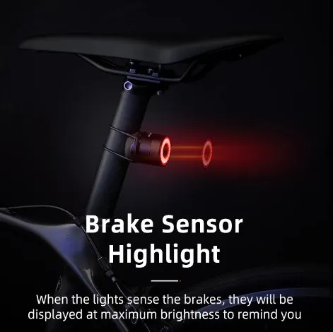 Bicycle Taillight Led Rechargeable Light For Bike Turn Signal Brake Tail