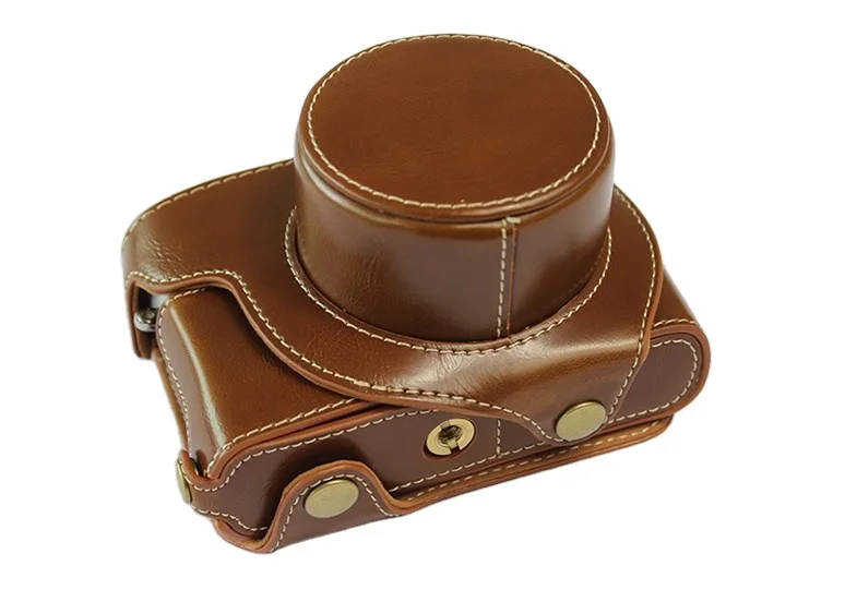 Оптовая продажа класса люкс ручной работы изготавливаемая на заказ Портативный PU кожаный чехол для камеры Сумка Чехол Leica D-LUX7 D-LUX 7 LUX7 с аккумулятором