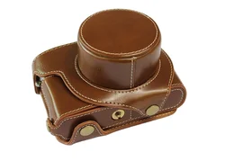 wholesale custom Luxury   portable PU leather case Camera Bag Cover pouch for Leica D-LUX7 D-LUX 7 LUX7 With Battery Opening