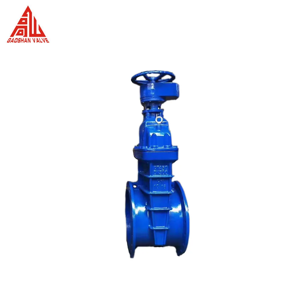 Gate Valve DIN3352 F4 Bevel Gear Ductile Iron Resilient Seated 1000mm Gate Valve