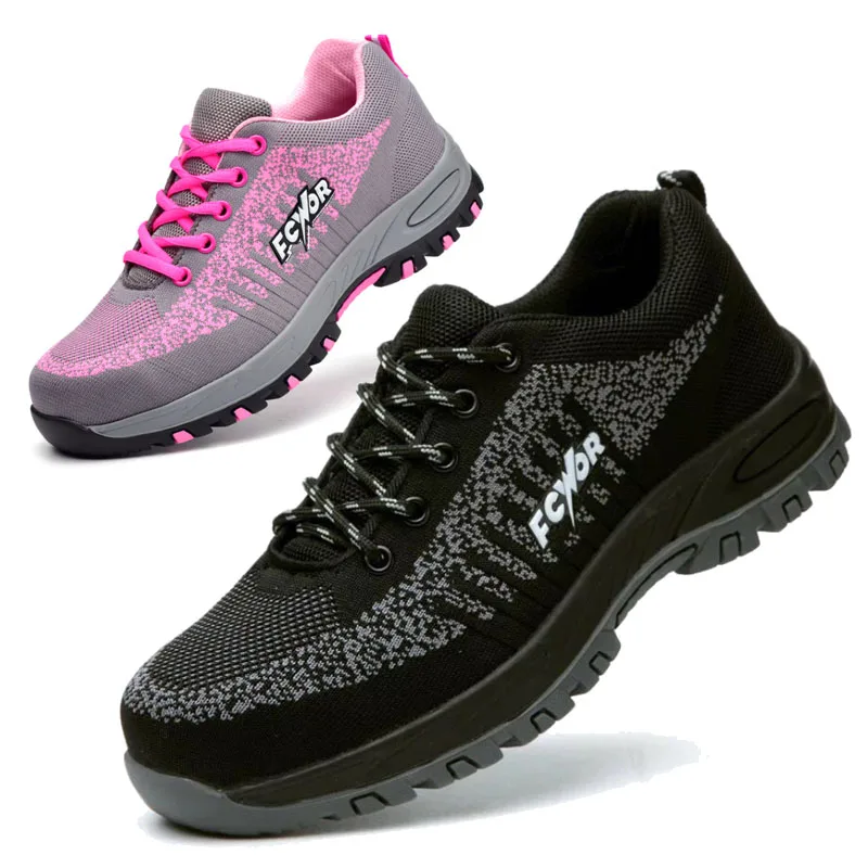 china fashionable lightweight industrial work shoes for woman   men  casual  sport  steel toe safety shoes