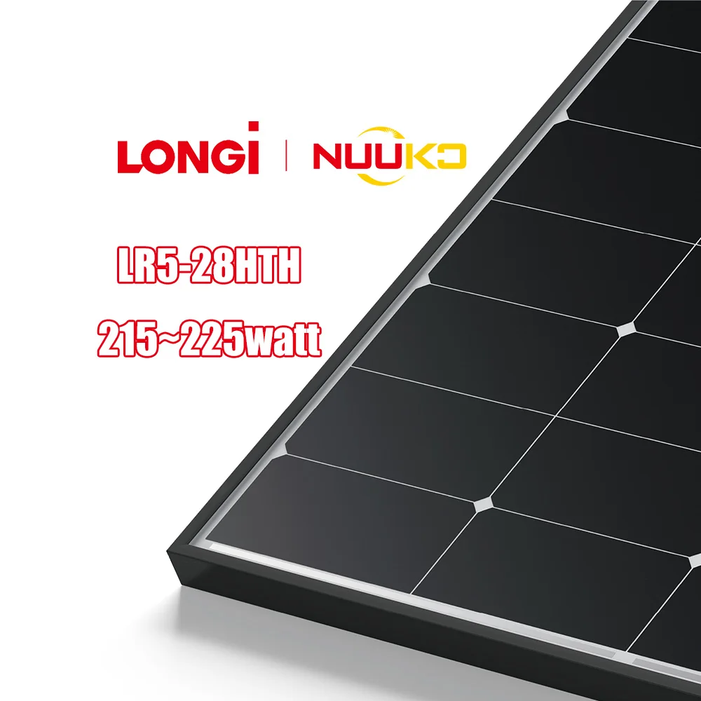 Солнечные панели Longi малогабаритная мощность 1 LR5-28HTH 215 ~ 225 м небольшие модули PV с черной рамкой монокристаллическая панель