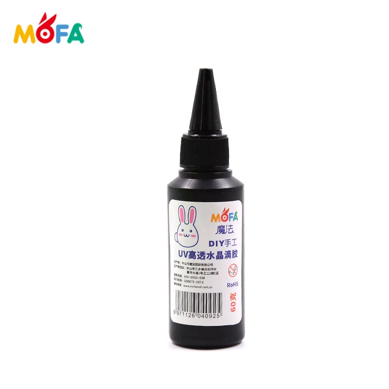 Hot Sale DIY Acrylic Clear Curable Hard UV Glue Used For Make Handmade Jewelry UV Resin