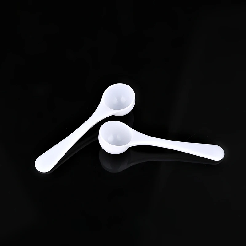 
Kitchen available salt spoon mini white 5g plastic measuring spoon 
