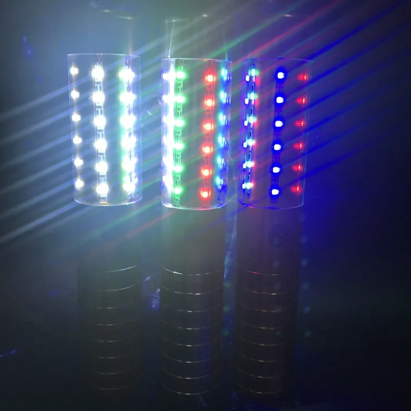 Factory manufactered led strobe baton for champagne bottle light up flashing LED toppers light for bar and party decoration