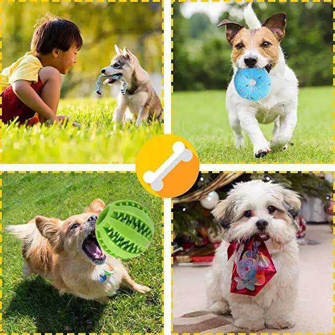 Qbellpet 2024 Custom 18 Pack Teeth Cleaning Aggressive Chew Dog Toy Set Heavy Duty Squeaky Interactive Dog Toys Pet Accessories