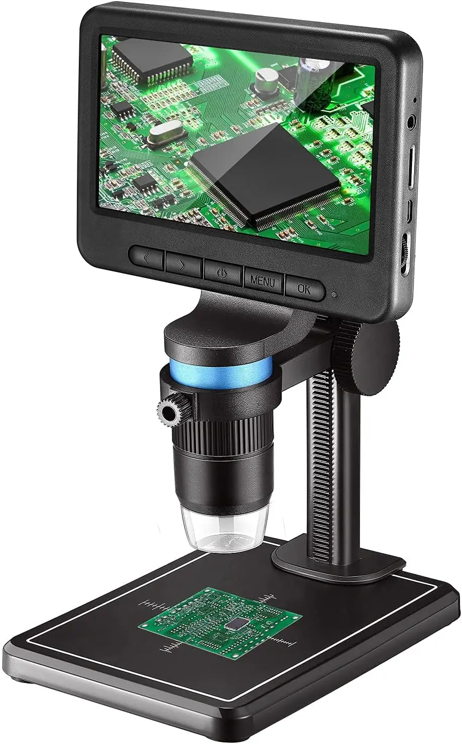 2021 new 5-inch IPS screen scanning electronic camera LCD digital microscope