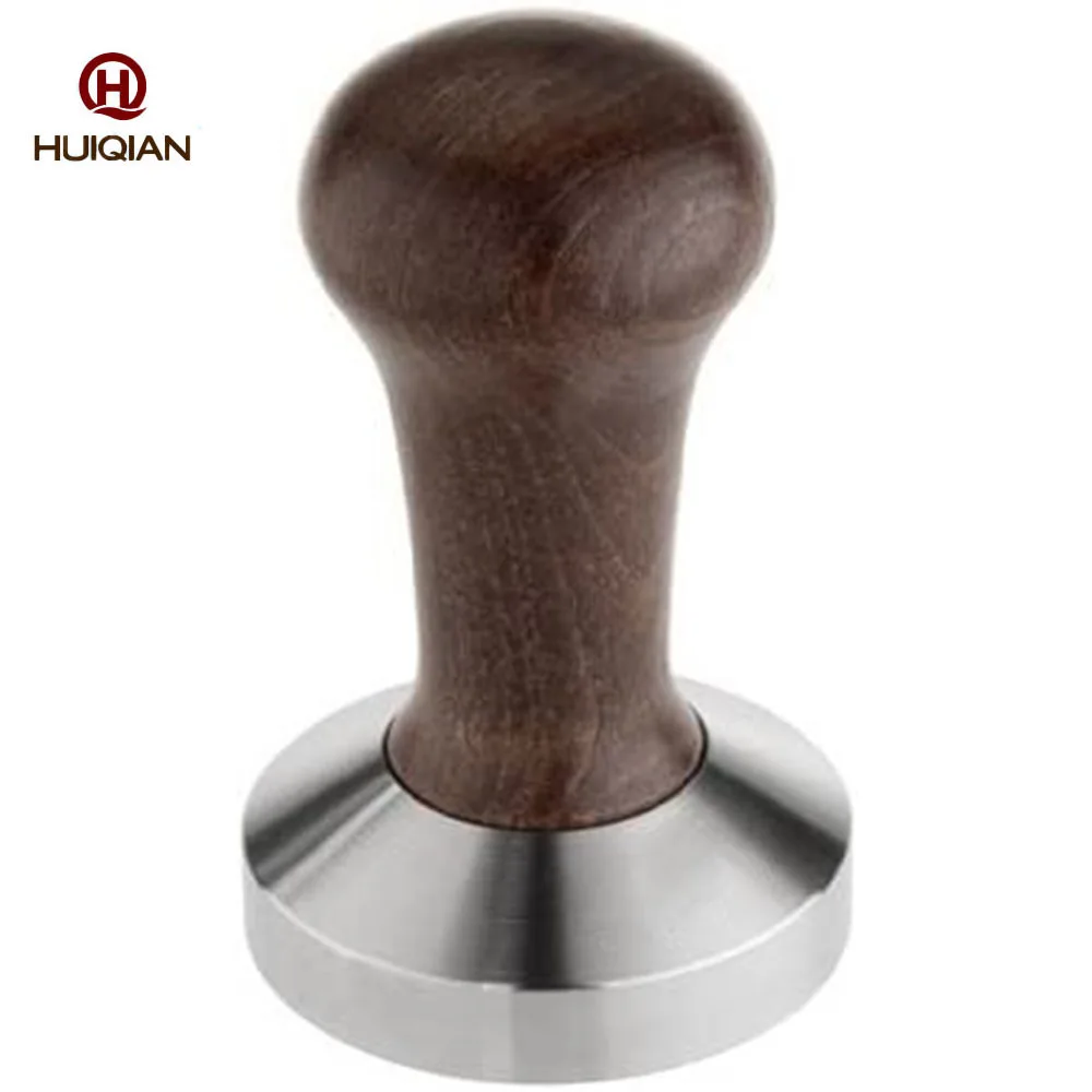 Пресс для кофейных зерен с деревянной