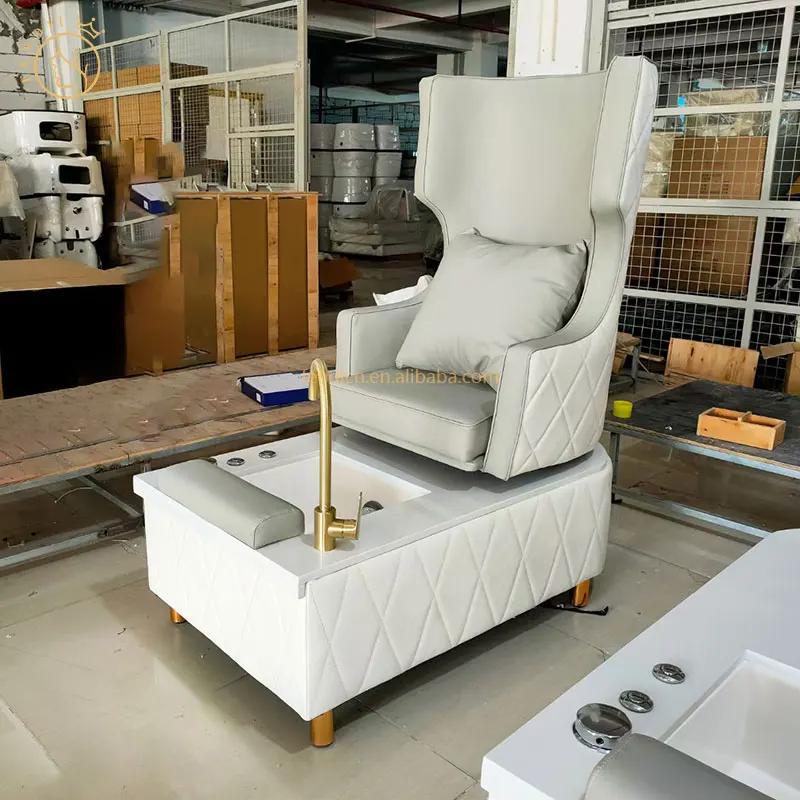 European Style Beauty Salon Furniture Electric Foot Spa Pedicure Chairs No Plumbing Pedicure Chair Sofa