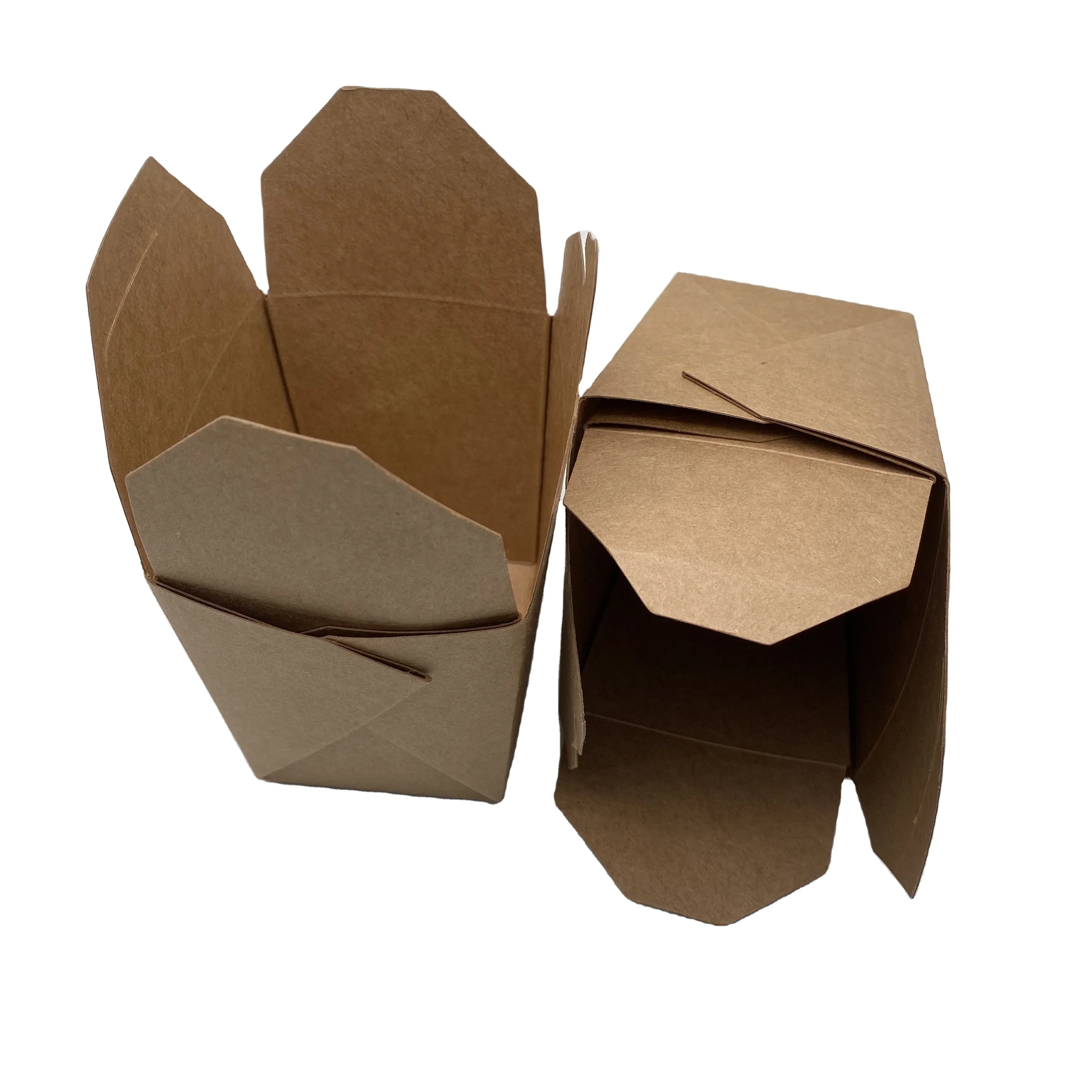 Kraft Paper Chicken Rice Cup Disposable Hamburger Box Fried Chicken Nuggets Food Storage Tools