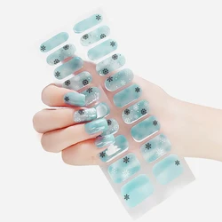 ST FUTURE 20 Semi Cured Gel Nail Wraps UV/LED Lamp Required 16 Real Gel Nail Polish Stickers