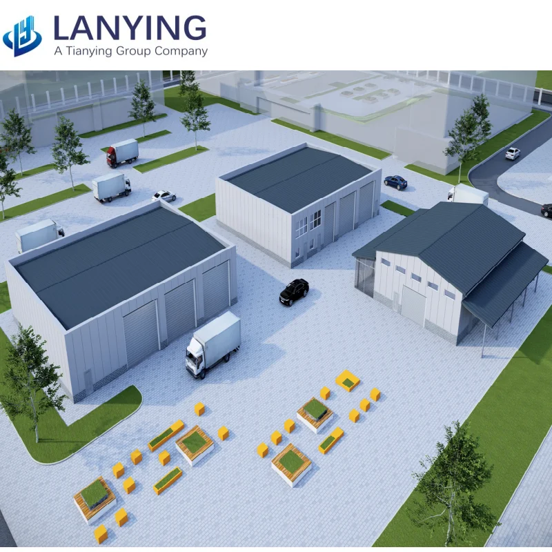 Hot-Dip Galvanized Prefab Steel Structure Metal Warehouse Building for Steel Workshop Available for Sale