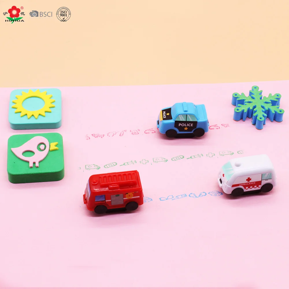 education teacher stamp colorful designed selfinking rolling kids stamp toy
