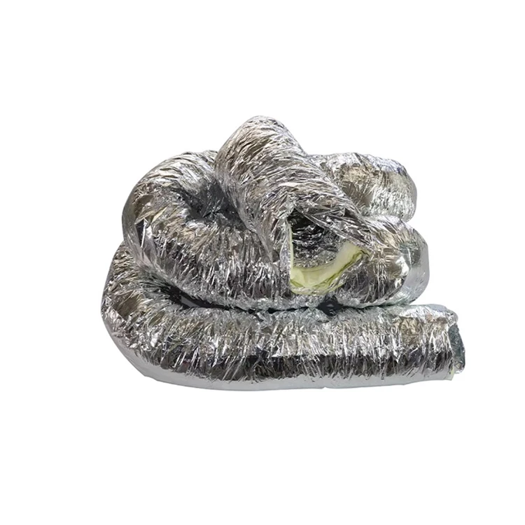 Высококачественная система Hvac легкая установка легкий гибкий воздуховод из алюминиевой фольги