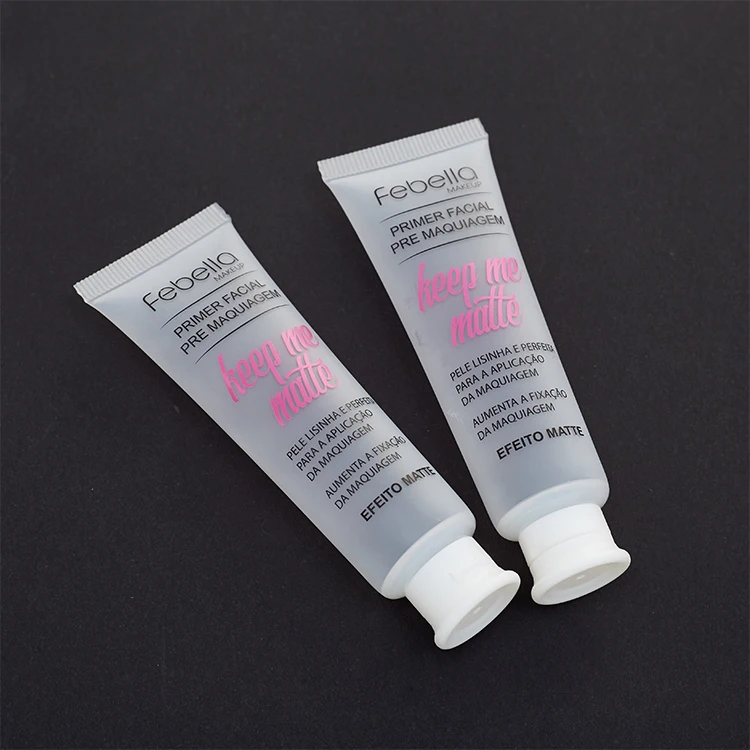 translucent Matte Plastic Squeeze Tube Makeup Cream Lotion Travel Packaging Tube