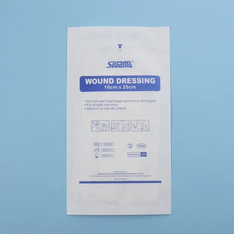 Горячая распродажа фабричная клейкая Нетканая повязка на рану