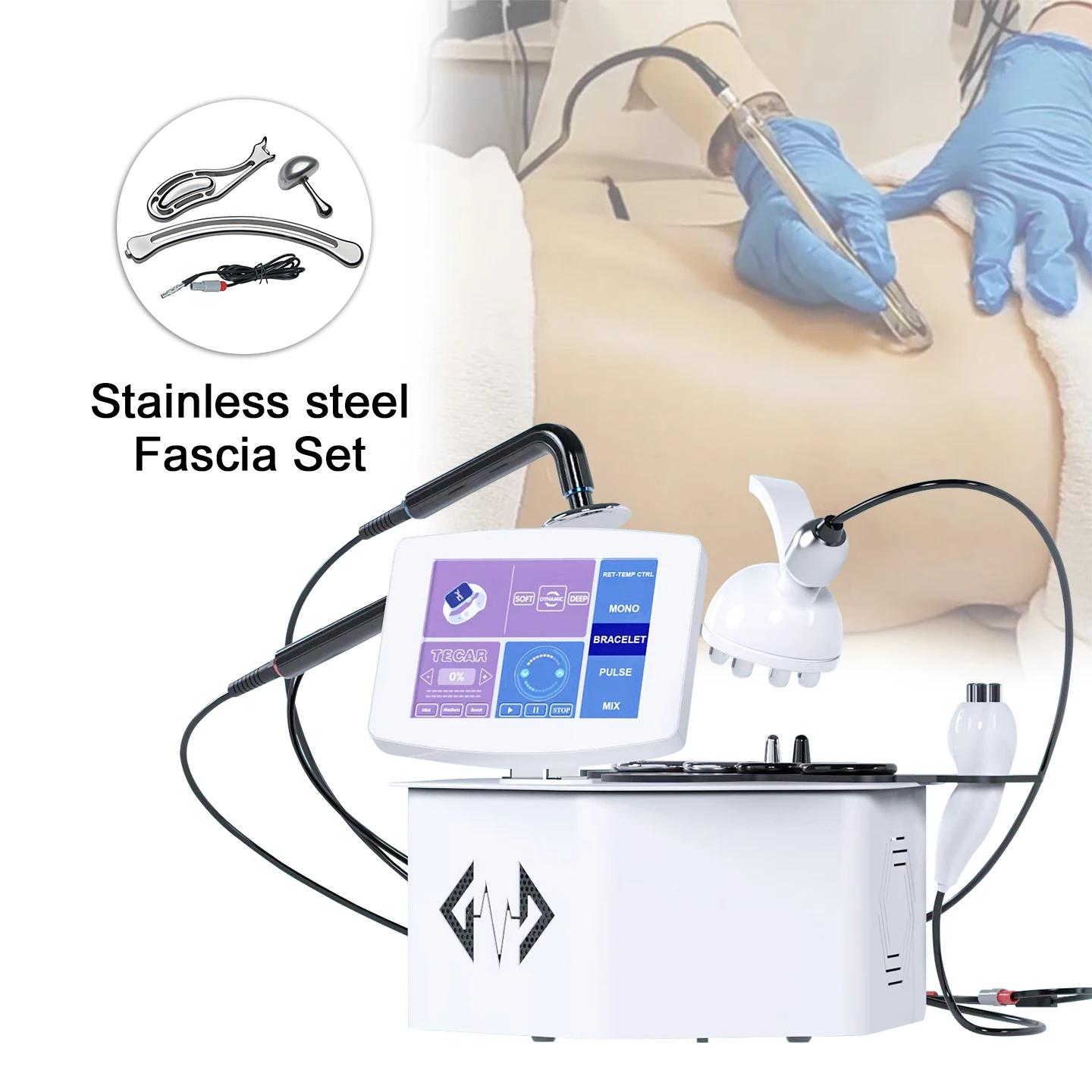 Самая популярная машина 6 в 1 diathermy tecar RF пациентная пластина оборудование для физиотерапии