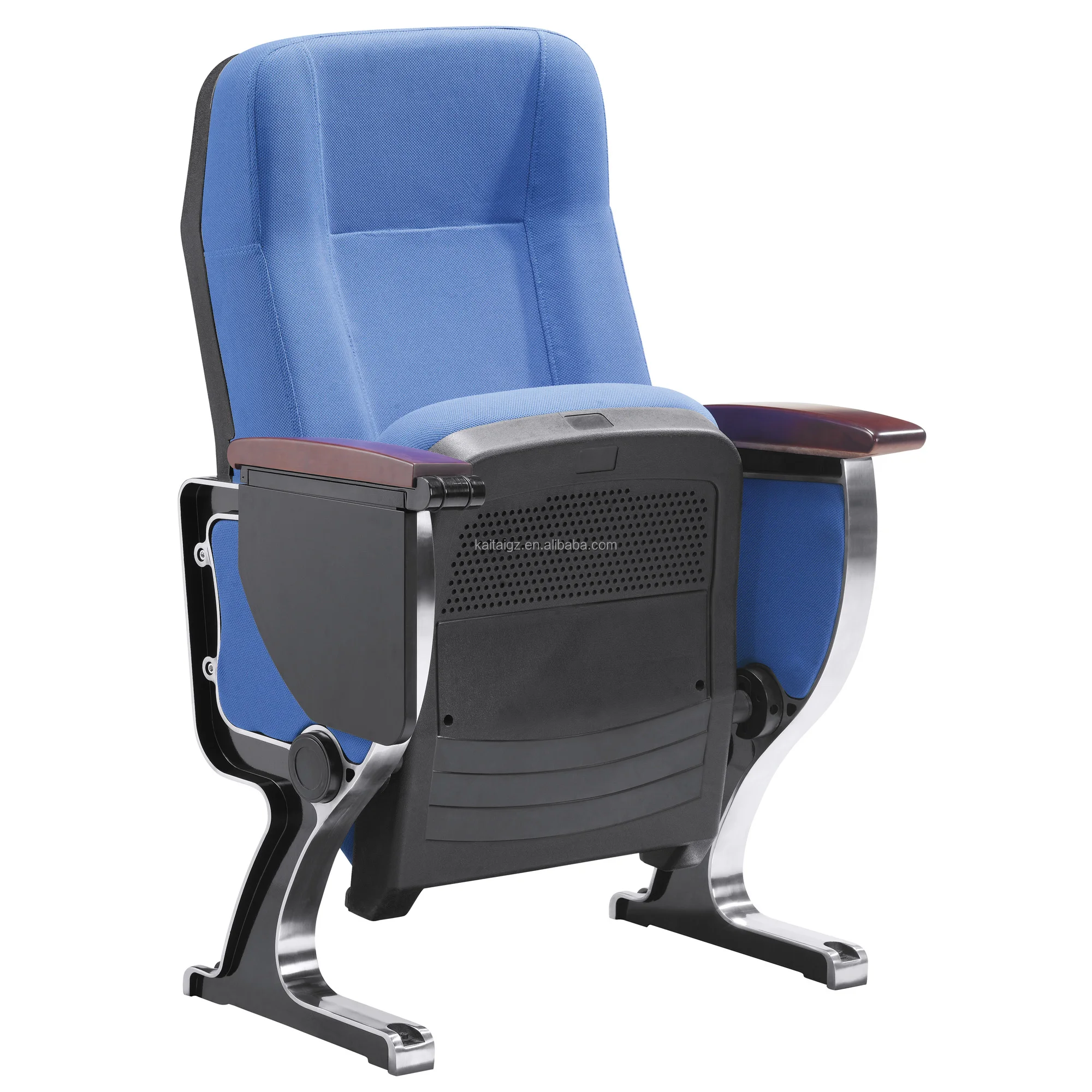 Hot sale fabric conference chair lecture hall auditorium seat school chair with aluminium leg
