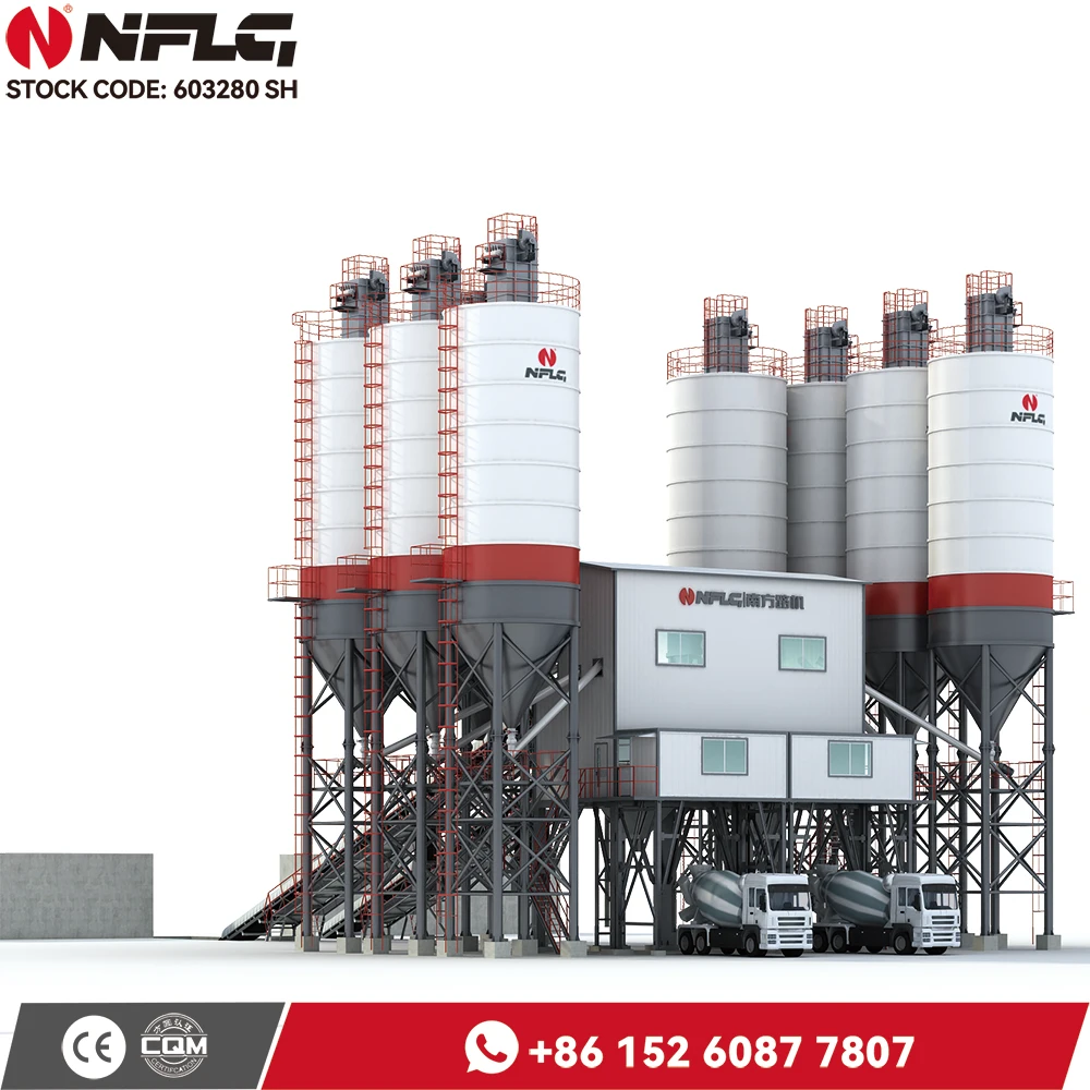 hzs series central advance ready mix concrete plant