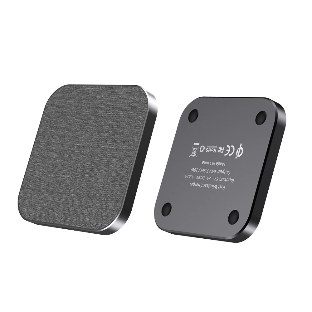 portable 10W CE/FCC/ROHS/Qi certified  desk fast wireless charger