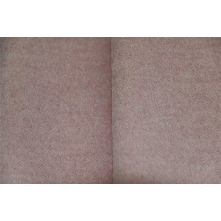 New design wool like polyester viscose elastane  soft hand feel brushed fabric