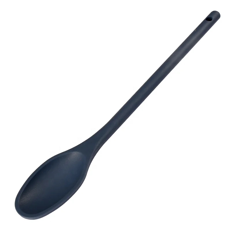 Wholesale Silicone Serving Spoon Nonstick Long Handle Tea Mixing Spoons Silicone Stirring Spoon for cooking