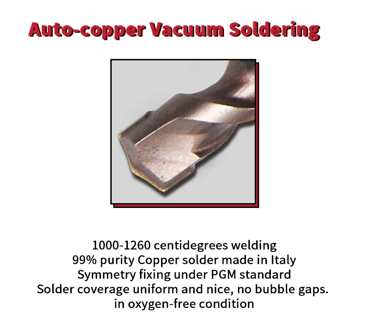 TOOLWAY 6.5mm SDS plus Hammer Drill Bits masonry drills bit for stone concrete brick drilling