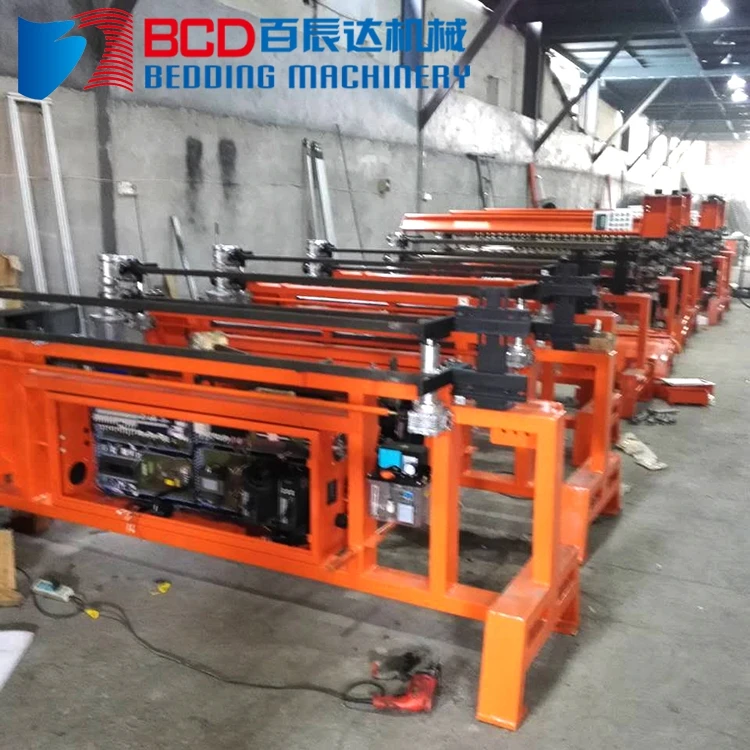Good load bearing capacity power-saving high efficiency automatic mattress spring assembling machine