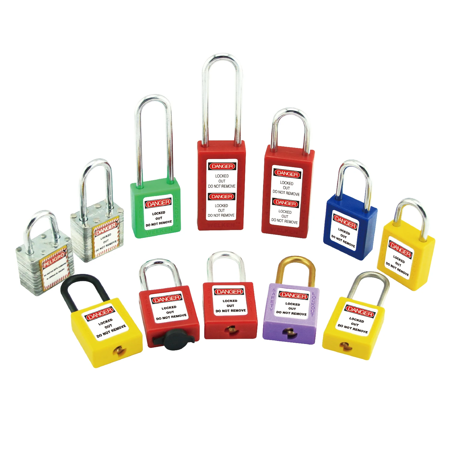 China manufacturer insulation ABS safety padlocks lockout
