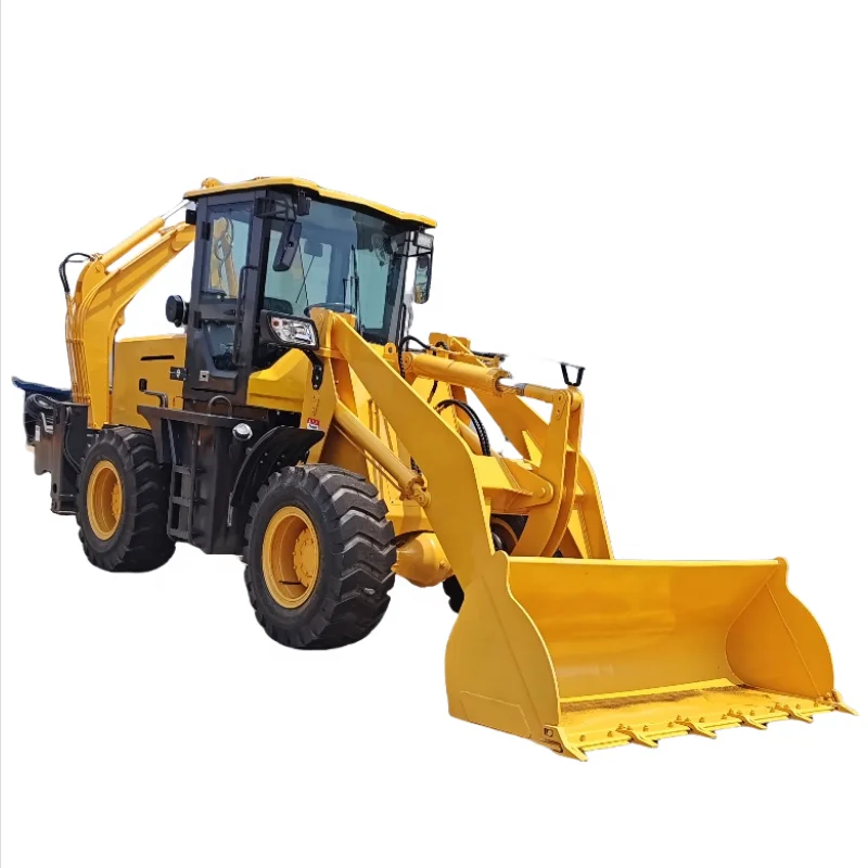 Construction Machinery Hydrostatic Transmission Wheel Loader with free accessory for construction projects bucket backhoe loader