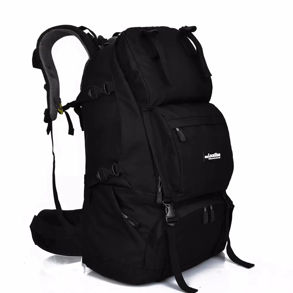 backpack manufacturer wholesale outdoor hiking bags waterproof wear-resistant sports travel backpack with shoes compartment