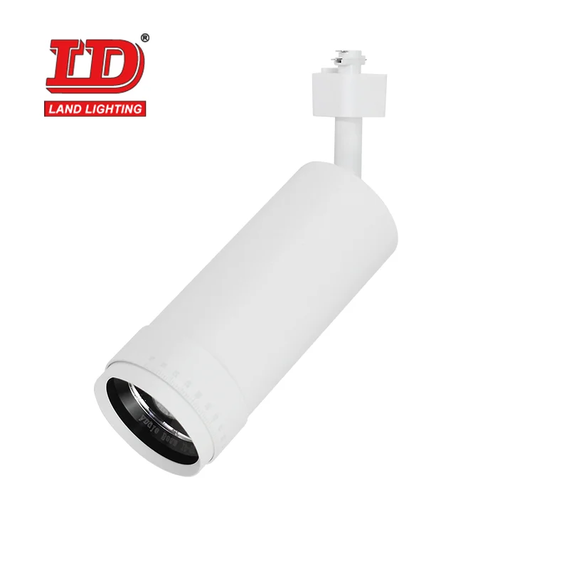 15 20 25 30 Watt Commercial Store Showroom Spot Focus Tracking Lights Zoomable Led Track Light For Shop