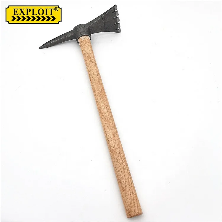 
 Оптовая продажа, топор из углеродистой стали, инструменты для садового сельского хозяйства, кирпич с деревянной ручкой  