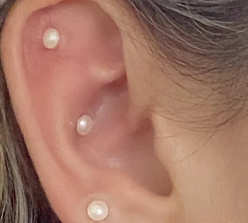 24K Gold And Silver Ear Seeds