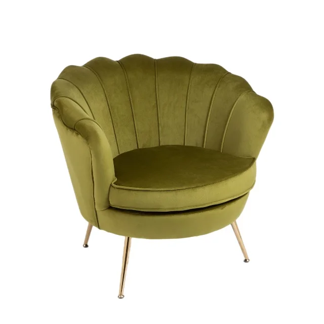 2024 Новое современное бархатное кресло для гостиной, Золотое кресло для отдыха, время от времени, мягко-розовое кресло с акцентом