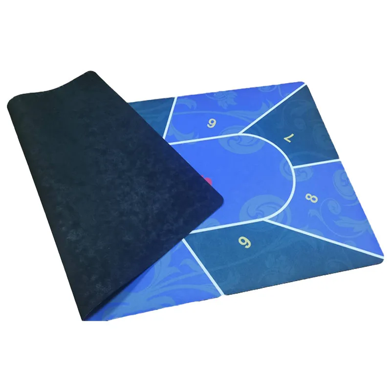 Texas Desk Cloth Board Pad Game Casino Rubber Big Poker Table Mat Poker Matte Benutzer Definierte Gummi-Poker-Matte