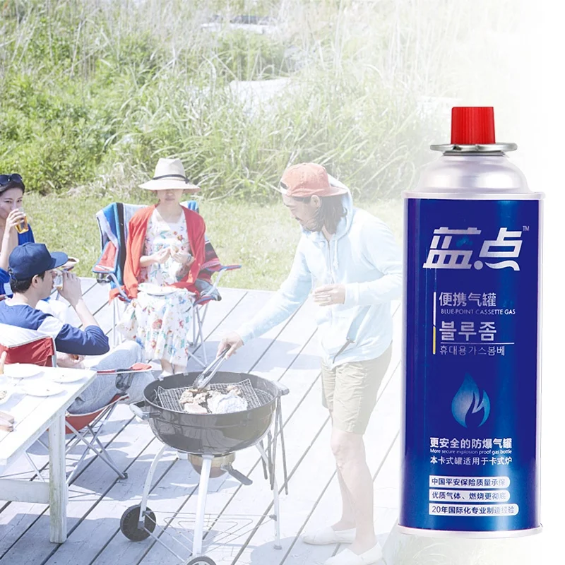 220g Butane Gas Cartridge in BBQ Accessories Factory Direct Butane Gas Canister Portable Camping Stoves