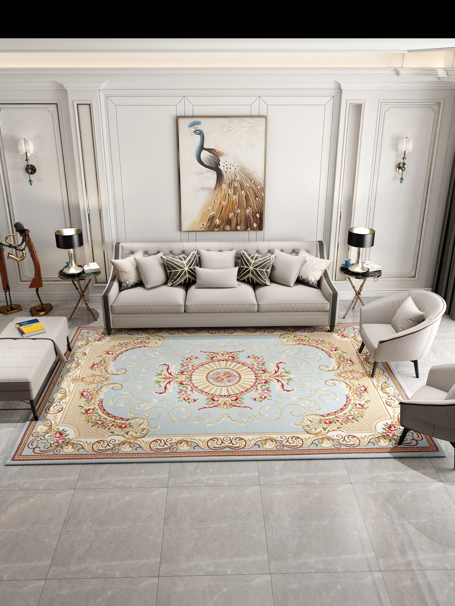7ColourR Sofa Living Room Rectangle Area Rug fluffy carpets and rugs living room