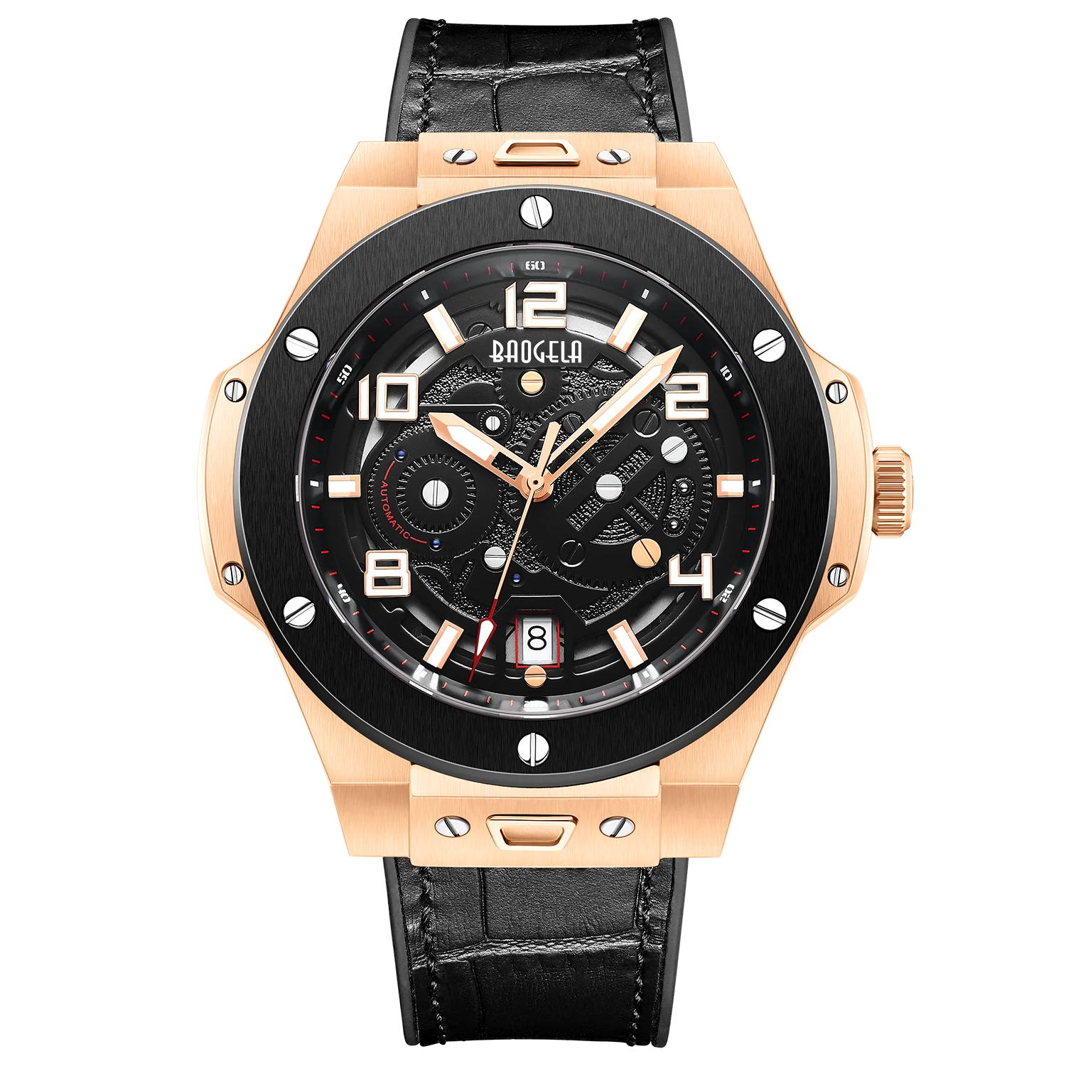 Mechanical Watch Luminous Leather Business Wrist Men Automatic Watches Top Brand Luxury SEIKO Leather Strap Latest Picture 2001