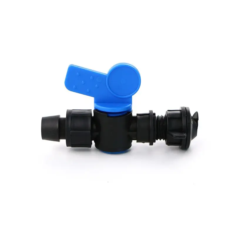 Plastic Coupling Connection Mini Valve For Drip Tape Pipe Fittings