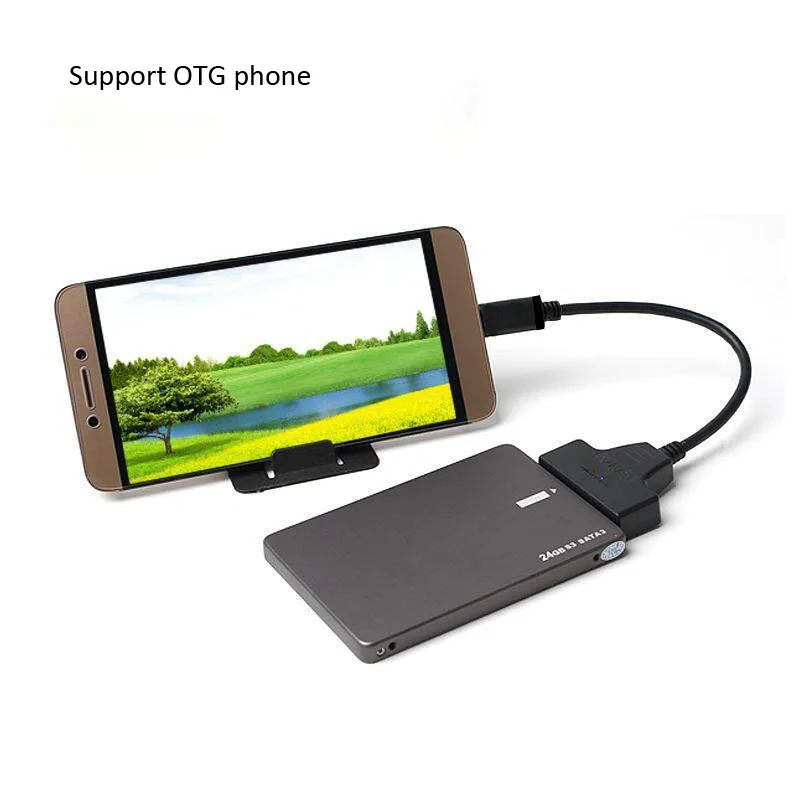 Usb Type c To SATA  2.5 Inch Hard Disk Connector SSD Adapter Cable Converter OTG
