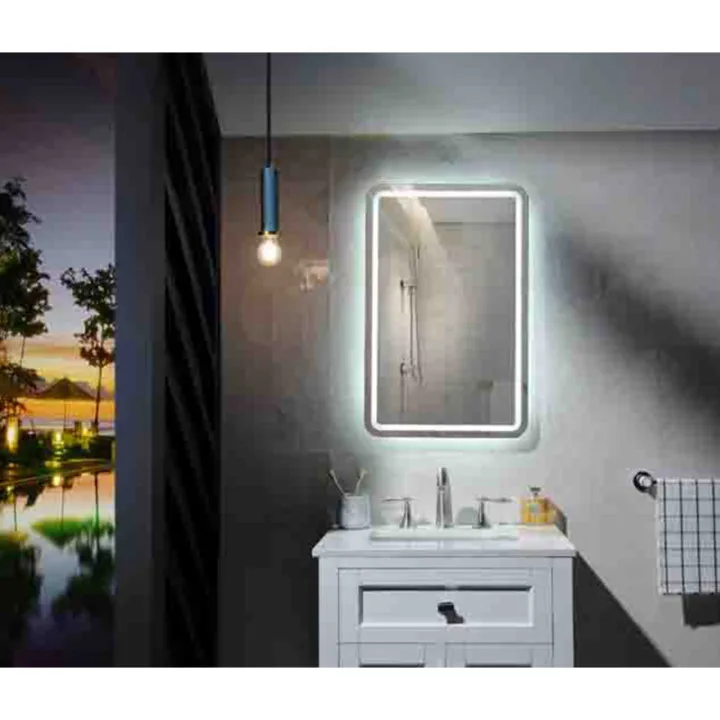 Bathroom Mirrors With Shelves Customized Modern Bathroom Led Light Mirror Glass Mirror Home Bathing Beauty