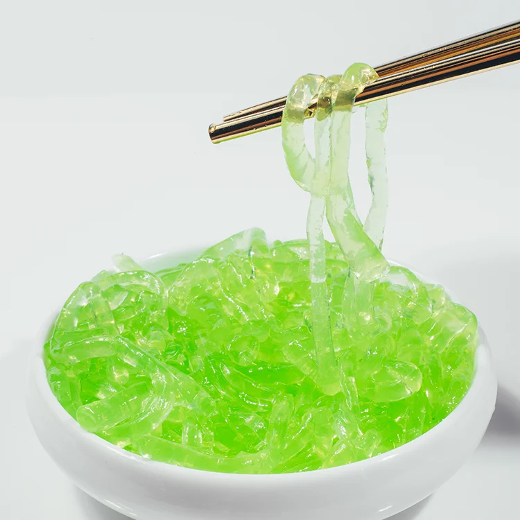 Hotsales 1kg Linglong Melon Flavored Strip Crystal Jelly Crisp Taste Ready-To-Eat