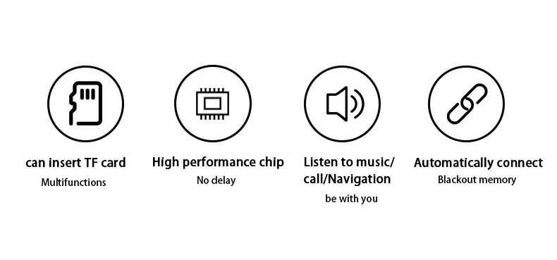 High Quality BT 5.3 Receivers TF Card Jack Wireless Music Audio Adapter Receiver for Car TV