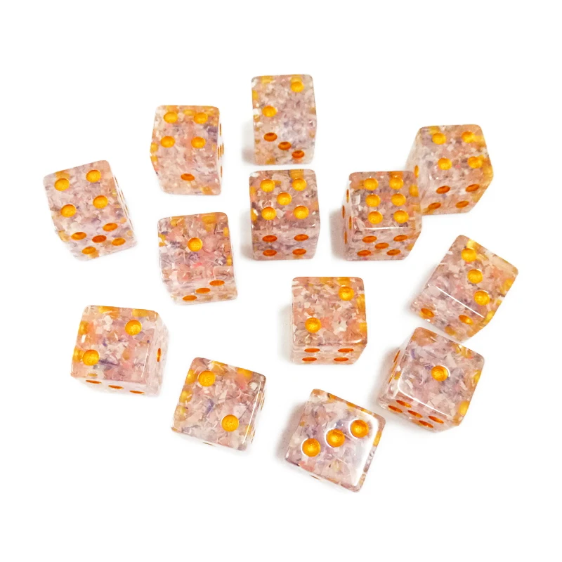 
Custom different colored acrylic resin dice for game 