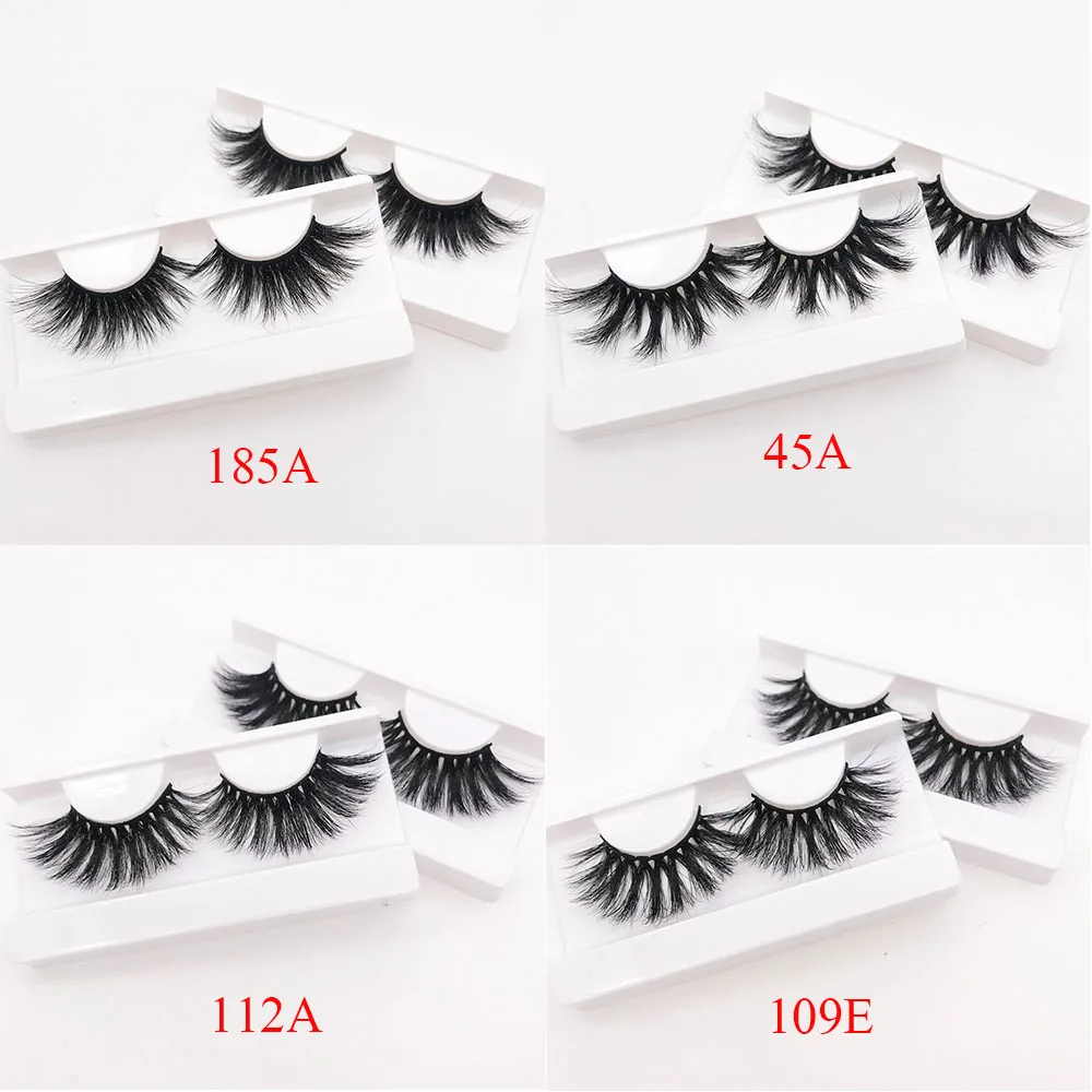 
Wholesale customization mink lashes 25 mm mink lashes 25mm eyelashes 3d With Custom Packaging Your Own Logo Eyelash Box 