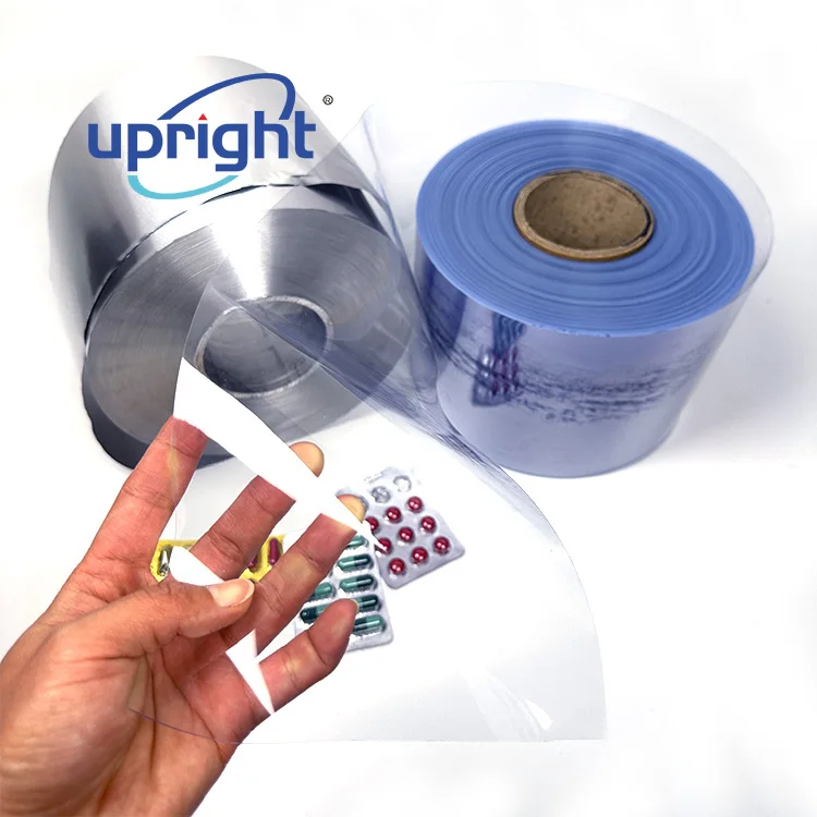 Upright Manufacturer Factory Wholesale Rigid Medical Vinyl Plastic Super Clear Transparent Thermoforming Pvc Film Sheet Roll